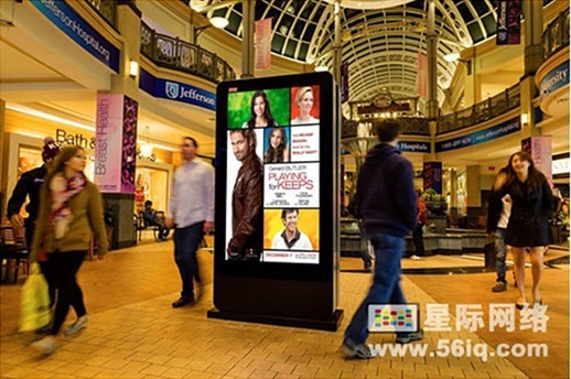 美国费城普鲁士国王商场数字标牌大做广告,信息显示系统,多媒体信息发布系统,数字标牌,digital signage