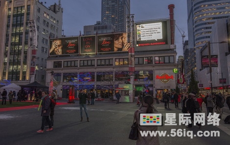 时报广场欢迎露华浓全球“爱正在发生”营销活动,多媒体信息发布系统,数字标牌,数字告示，digital signage