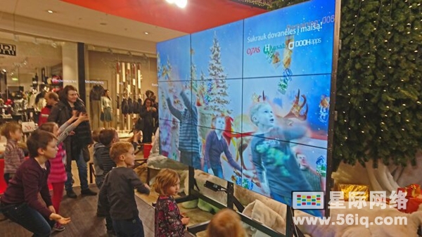 数字标牌视频墙装点立陶宛购物中心,多媒体信息发布系统,数字标牌,数字告示，digital signage